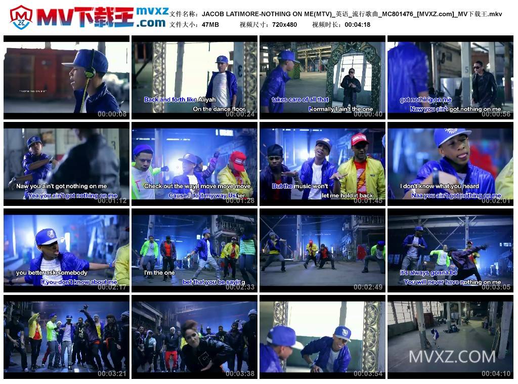 JACOB LATIMORE-NOTHING ON ME(MTV)_英语_流行歌曲_MC801476